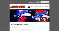 Desktop Screenshot of a1firecontrol.com